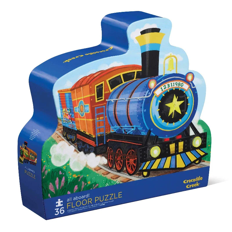 Entertaining games Crocodile Creek Puzzle | Floor | 36 pc All Aboard