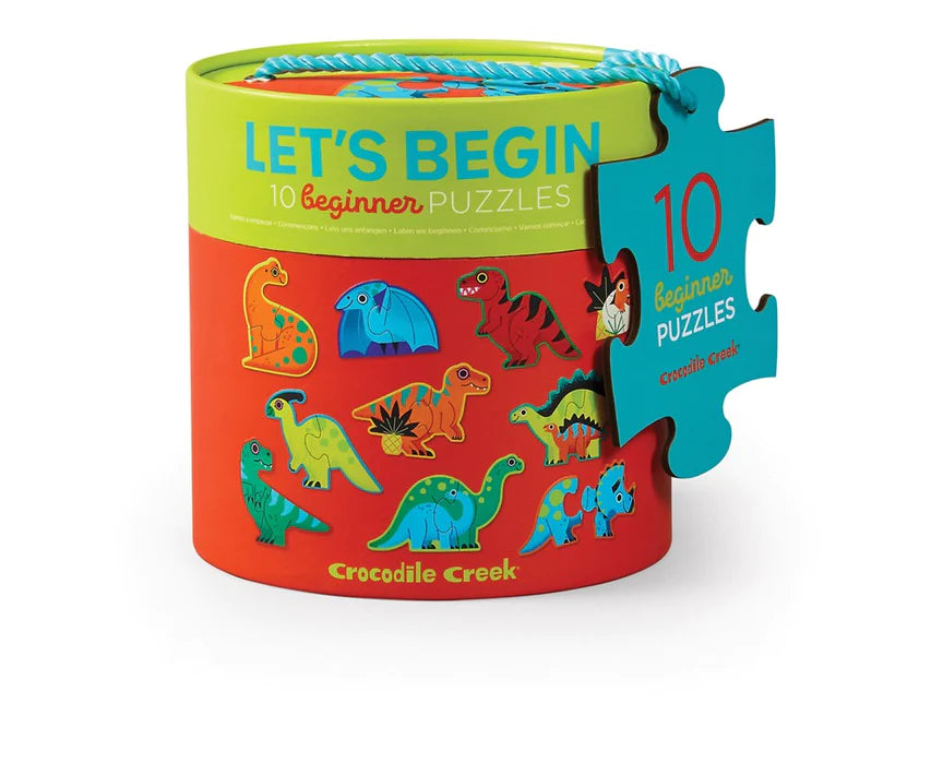 Interactive games Crocodile Creek Puzzle | Let's Begin 2 pc | Dinosaur