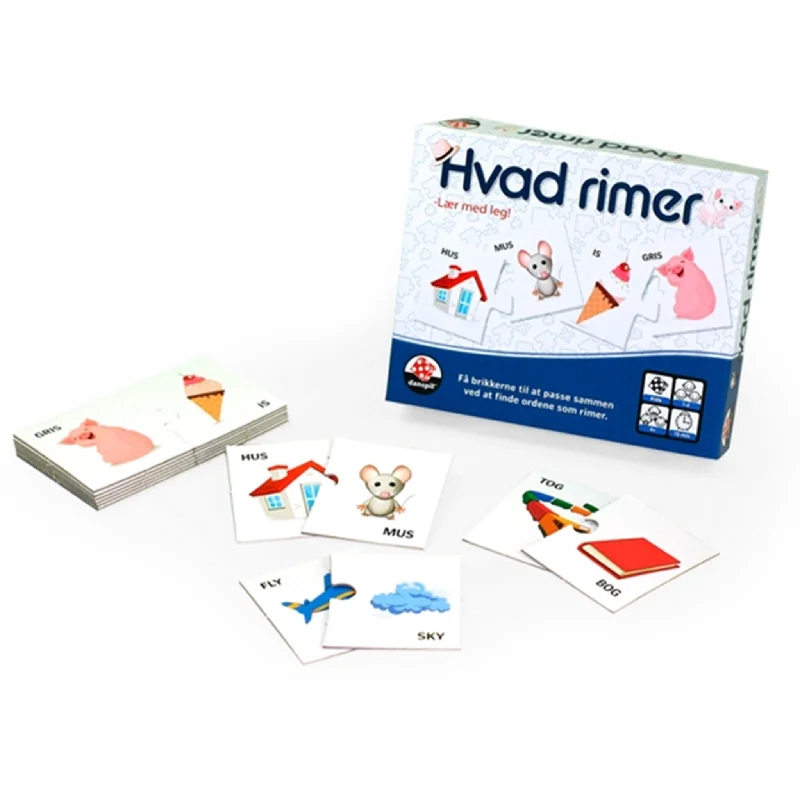 Time-consuming puzzles Danspil Hvad Rimer?