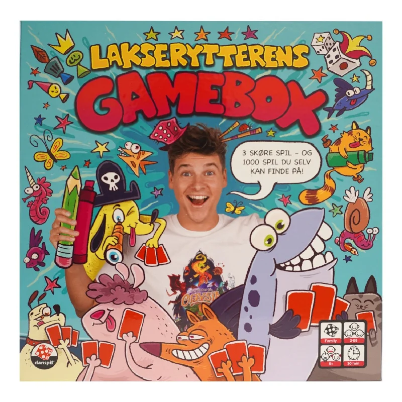 Strategic puzzles Danspil Lakserytterens Gamebox
