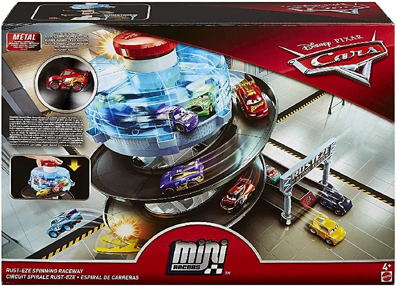 Realistic toy carsDisney Cars FYN86 Movie Mini Spiral, Spinning Race Set