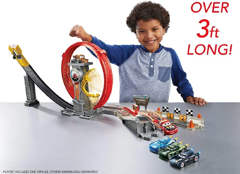 High-quality materials toys Disney Pixar Cars GJW44 XRS Rocket Racing Super Loop