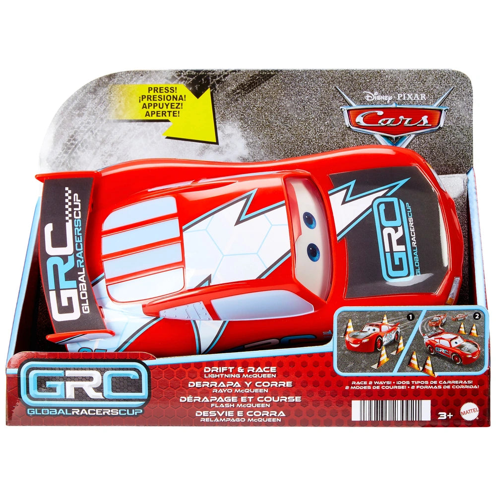 High-quality materials toys Disney Pixar Cars Global Racers Cup Drift & Race Lightning McQueen