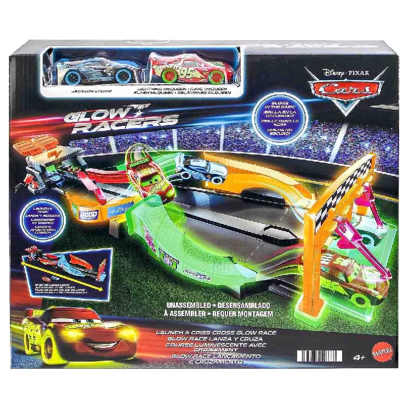 Realistic toy carsDisney Pixar Cars Glow Racers Set