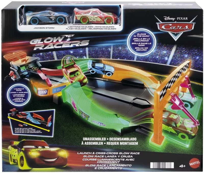 Enthusiastic toysDisney Pixar Cars Night Racing Track Set