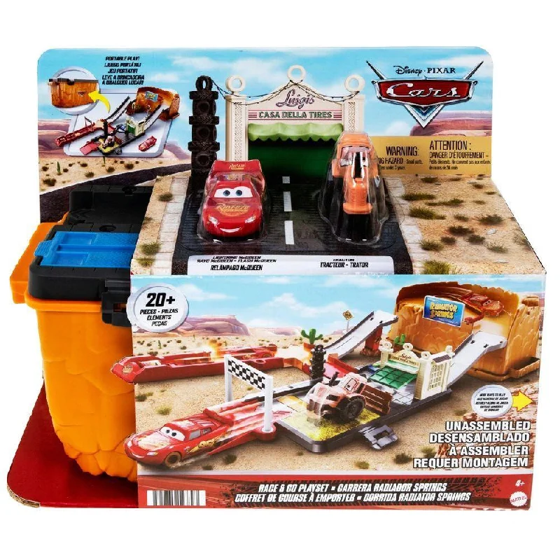 Realistic toy carsDisney Pixar Cars Race & Go Playset