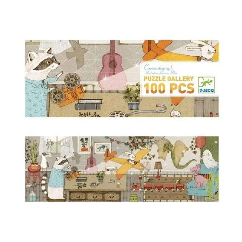 Fast-paced games Djeco DJ07608 100 Piece Puzzle - Cinematograph