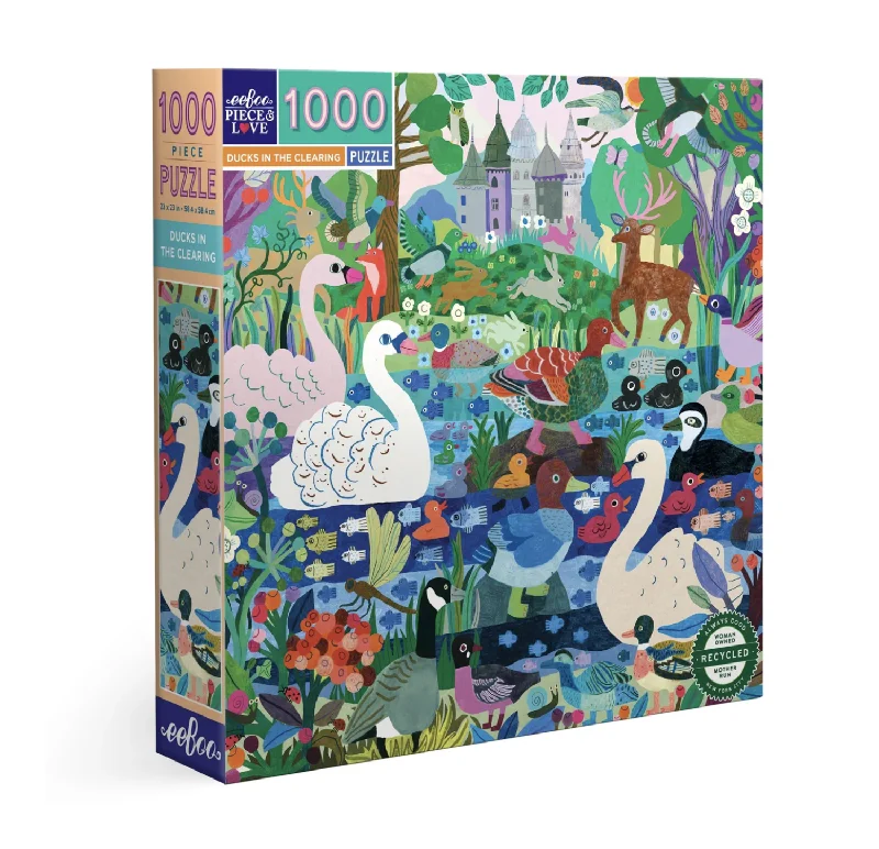 Thought-provoking puzzles Ducks in the Clearing 1000 Piece Puzzle