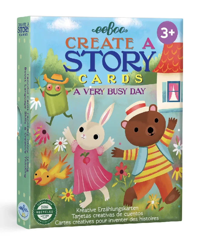 Relaxing games Eeboo A Very Busy Day Create A Story Cards