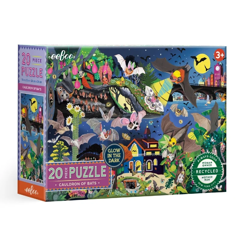 Engaging puzzlesCauldron Of Bats 20 Piece Puzzle