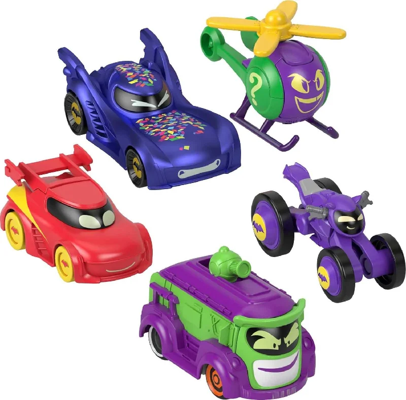 High-quality materials toys Fisher-Price DC Batwheels 1:55 Scale Toy Cars - 5-Pack