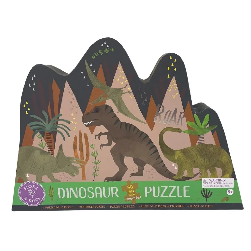 Fast-paced games Floss & Rock | Puzzle | 80pc Dinosaur