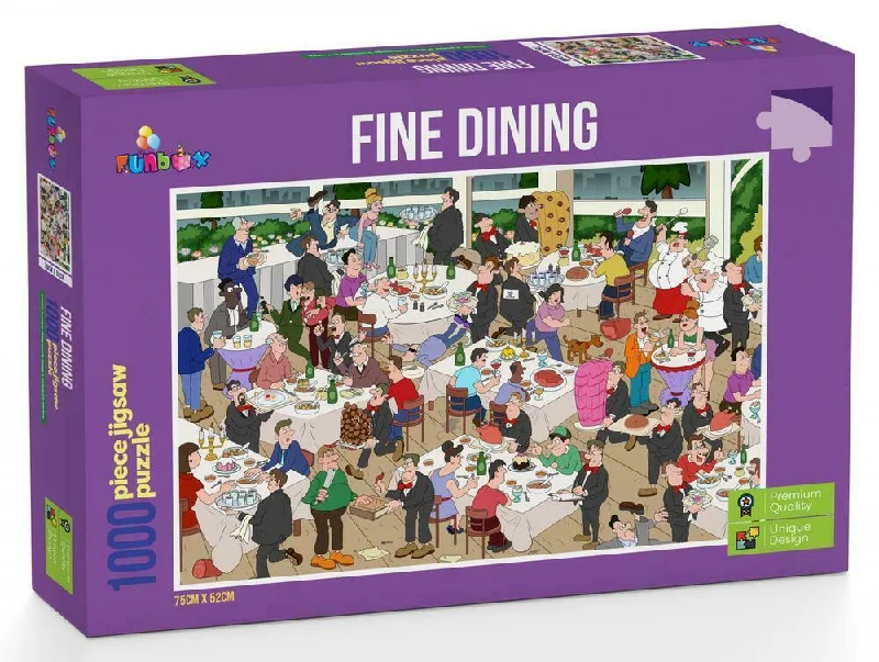 Competitive games FUNBOX 1000 PIECE PUZZLE - FINE DINING