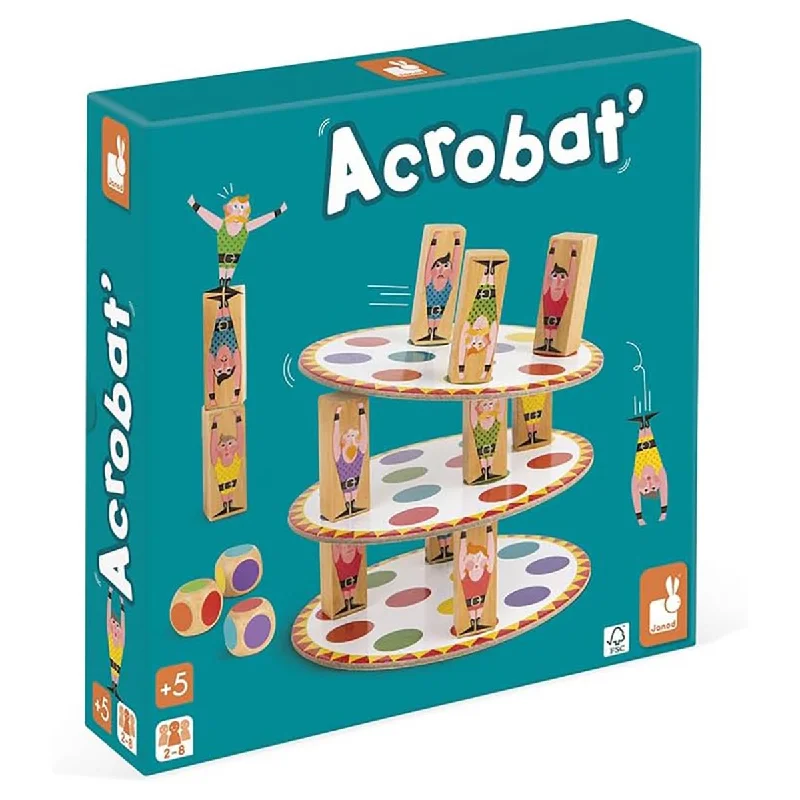 Multi-level puzzles Janod Acrobat Game