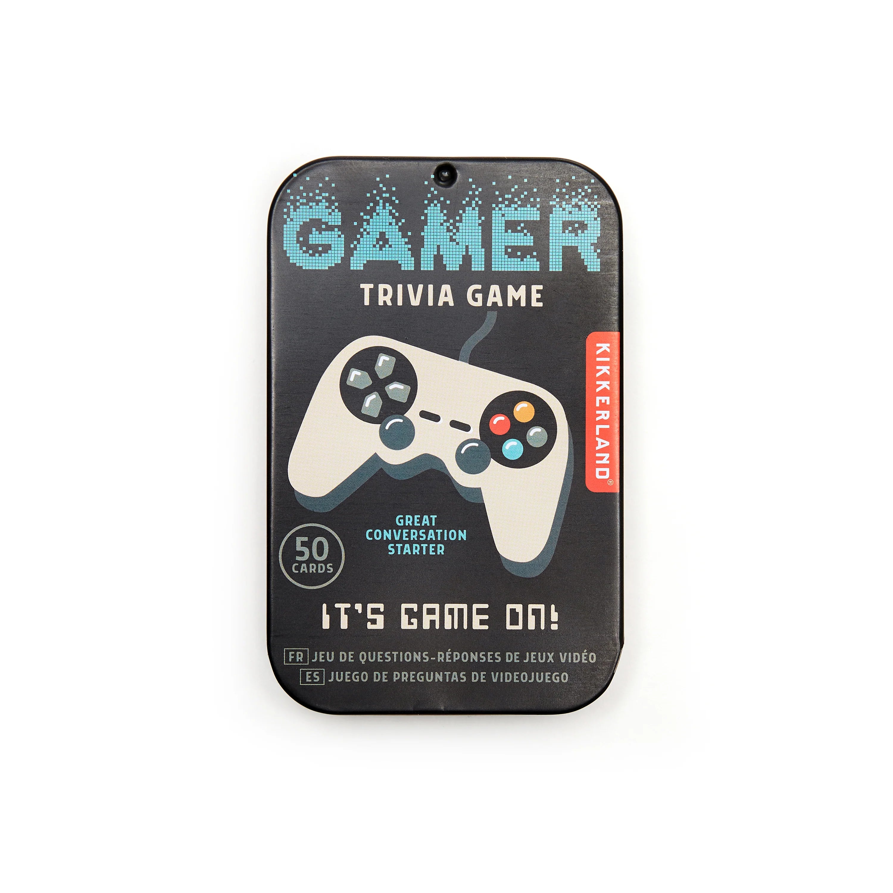 Entertaining games Gamer Trivia Game Tin