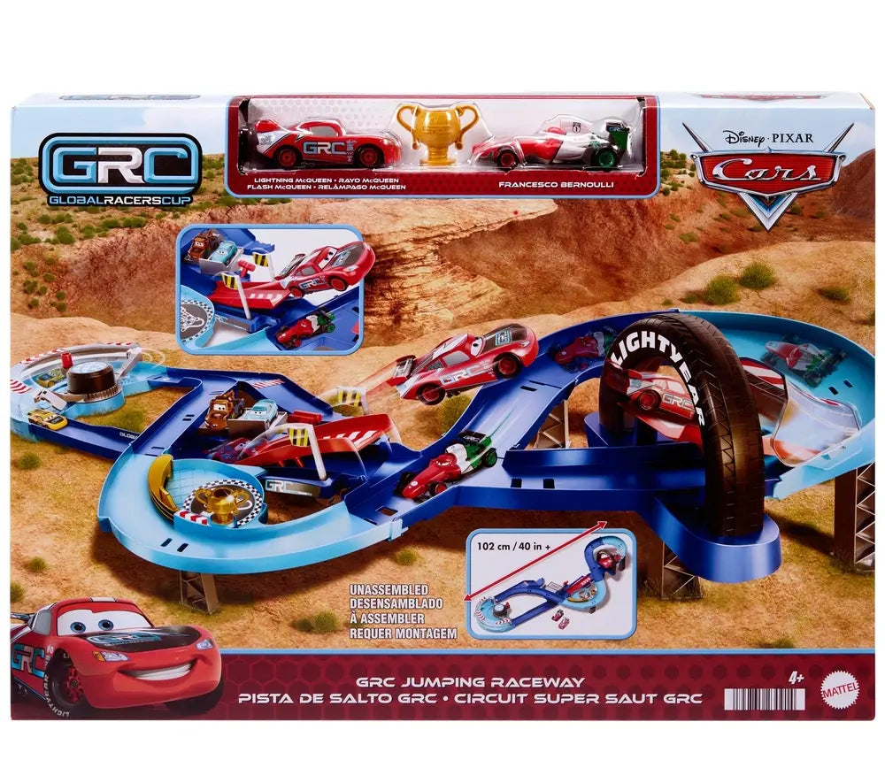 Realistic toy carsDisney Pixar Cars Global Racers Cup Jumping Raceway Playset