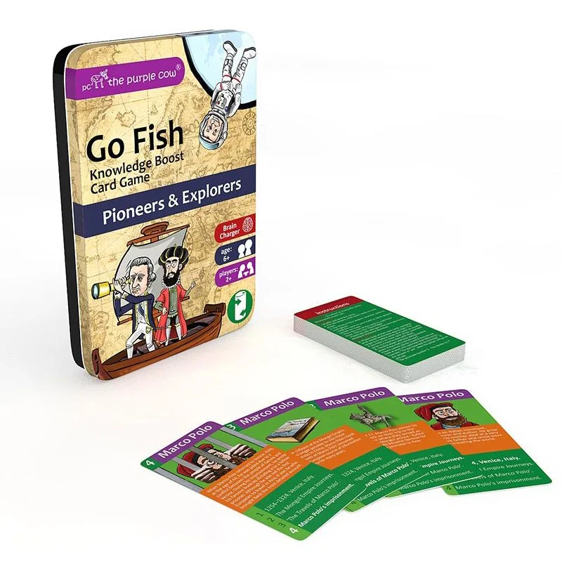 Addictive games THE PURPLE COW TRAVEL TIN GAME - GO FISH PIONEERS AND EXPLORERS