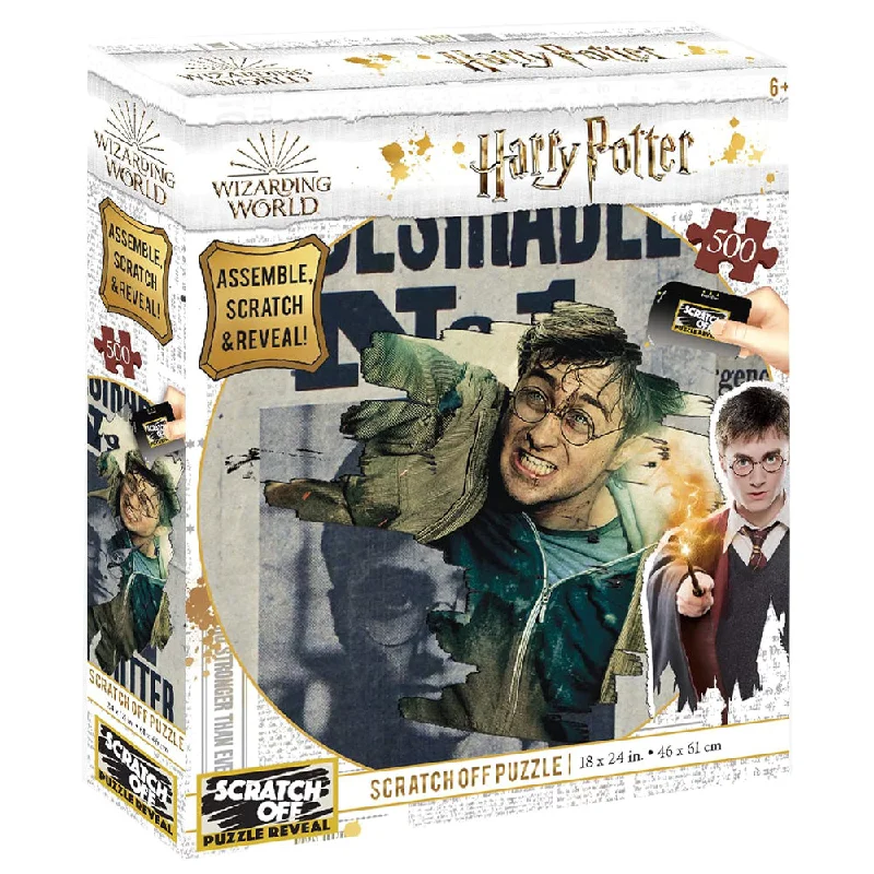 Thought-provoking puzzles Harry Potter Wanted Poster Day To Night Scratch Off Jigsaw Puzzle 500pc