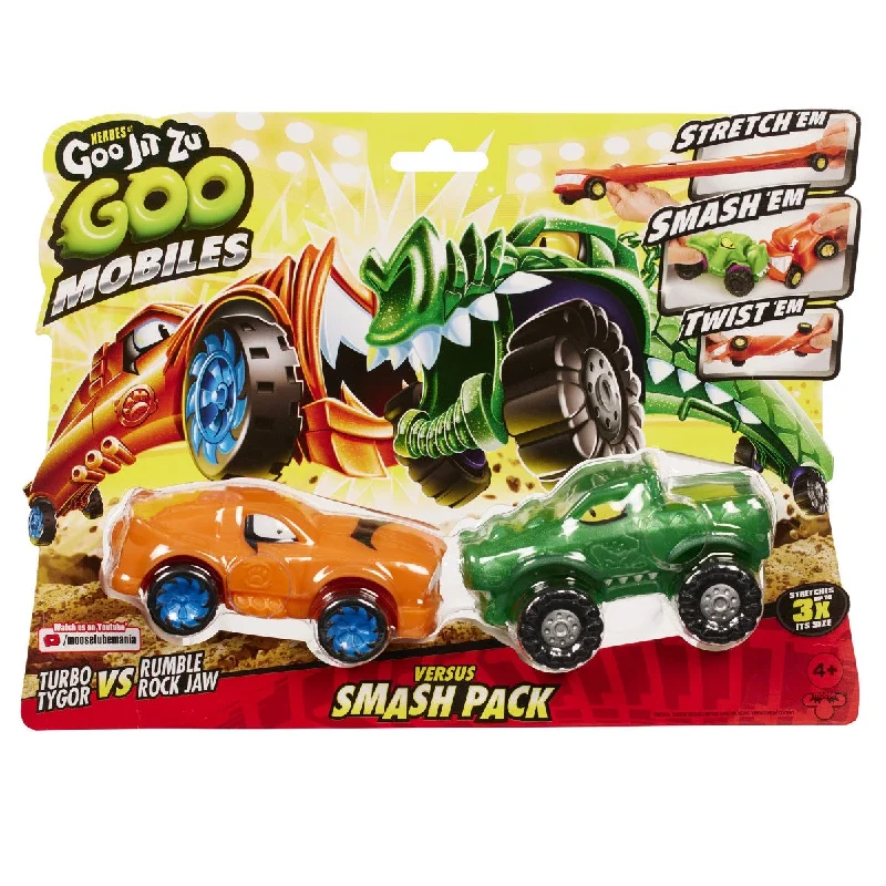 Realistic toy carsHeroes of Goo Jit Zu Goo Mobiles Turbo Tygor vs Rumble Rockjaw Stretch Vehicles Realistic toy carsHeroes of Goo Jit Zu Goo Mobiles Turbo Tygor vs Rumble Rockjaw Stretch Vehicles