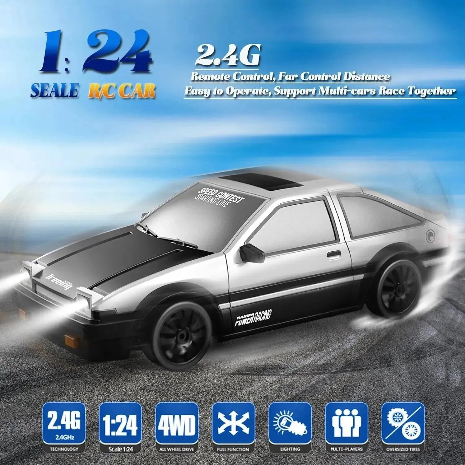 High-quality toy cars High Speed Remote Controlled Drift Car