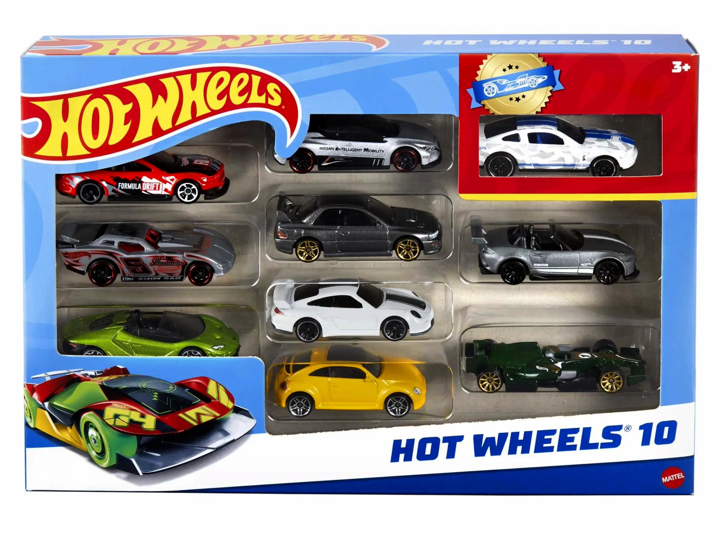 High-quality toy cars Hot Wheels 10-Car Pack Assortment