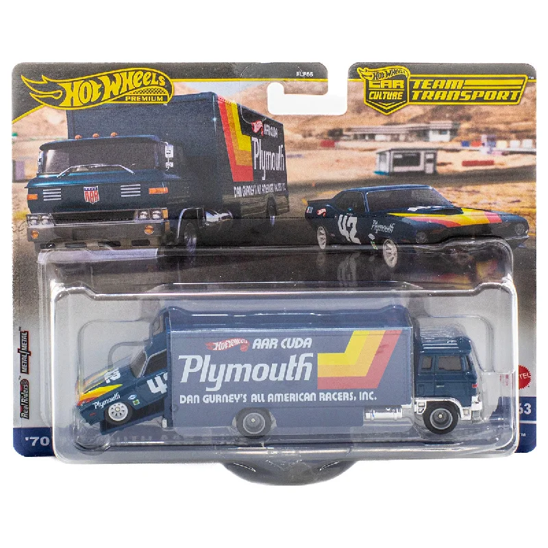 Enthusiastic toysHot Wheels Car Culture: Team Transport '70 Plymouth Aar Cuda with Sakura Sprinter Enthusiastic toysHot Wheels Car Culture: Team Transport '70 Plymouth Aar Cuda with Sakura Sprinter