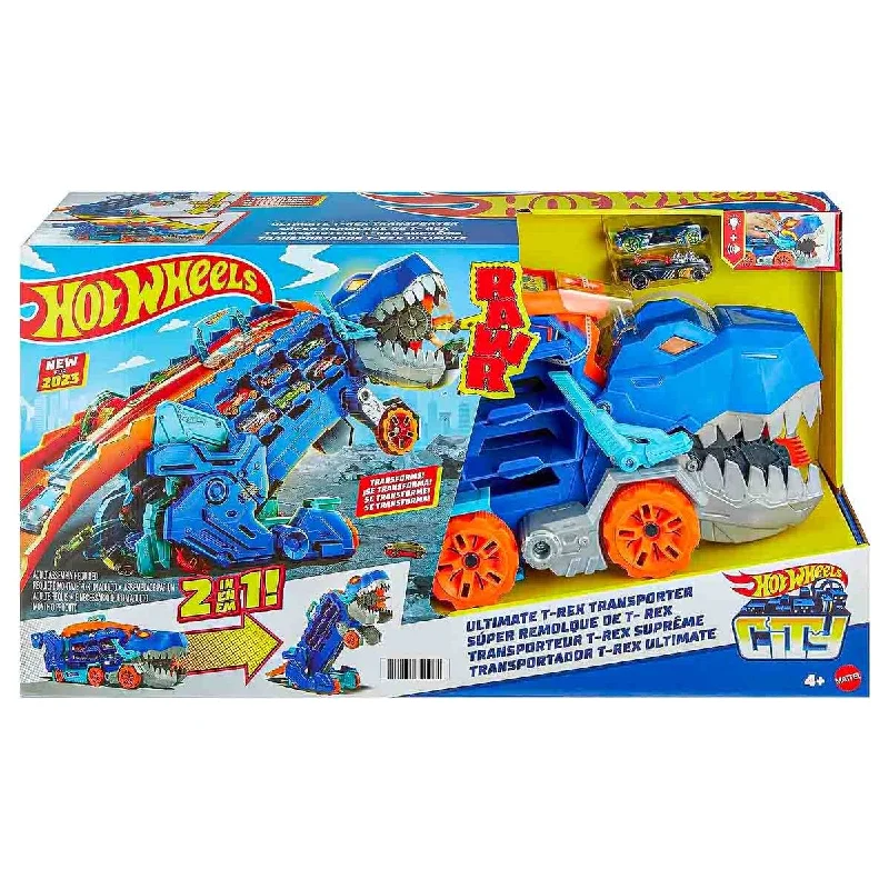 Durable toysHot Wheels City Ultimate T-Rex Transporter