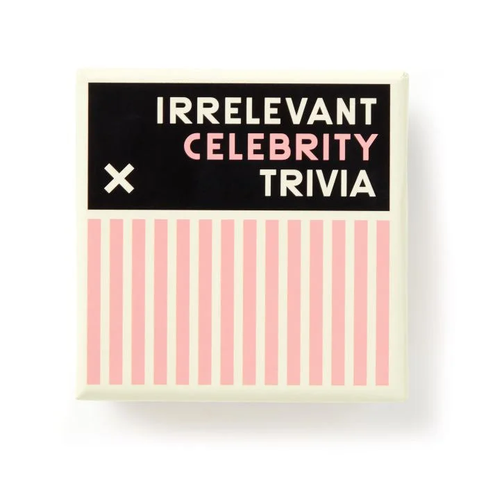 Strategic puzzles Irrelevant Celebrity Trivia