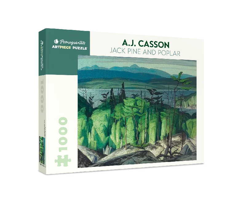 Strategic puzzles Jack Pine and Poplar 1000 Piece A.J. Casson Puzzle