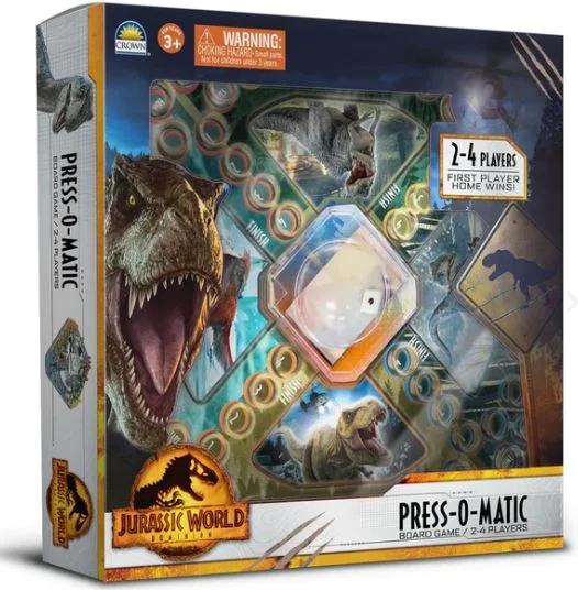 Relaxing games JURRASIC WORLD PRESS-O-MATIC