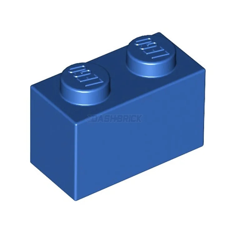 Captivating and enchanting LEGO worldsLEGO Brick 1 x 2, Blue [3004]