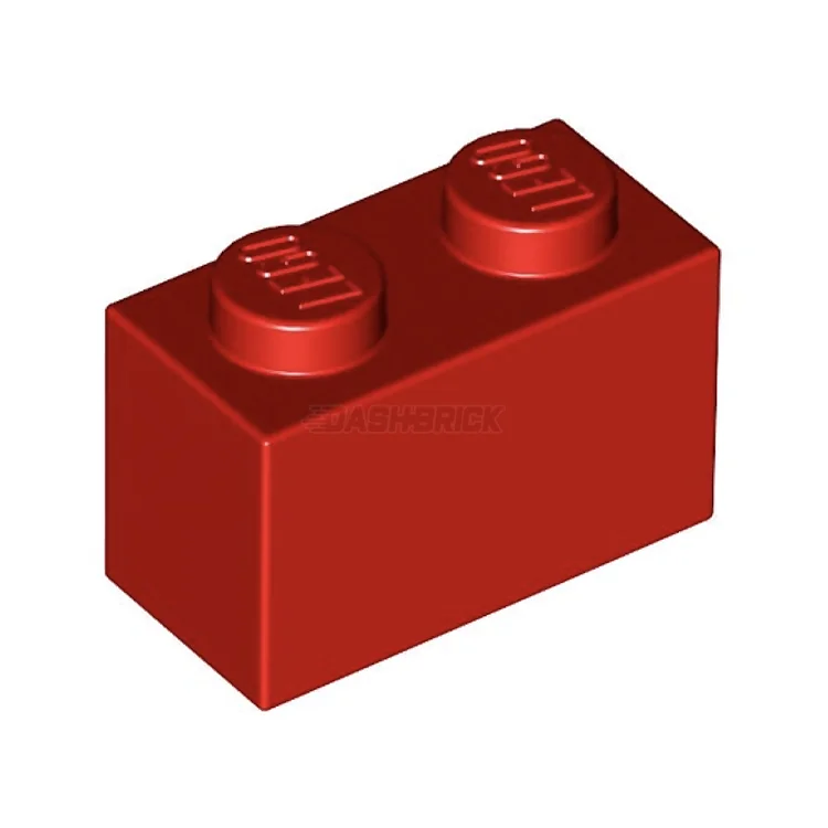 Environmentally friendly LEGO materialsLEGO Brick 1 x 2, Red [3004]