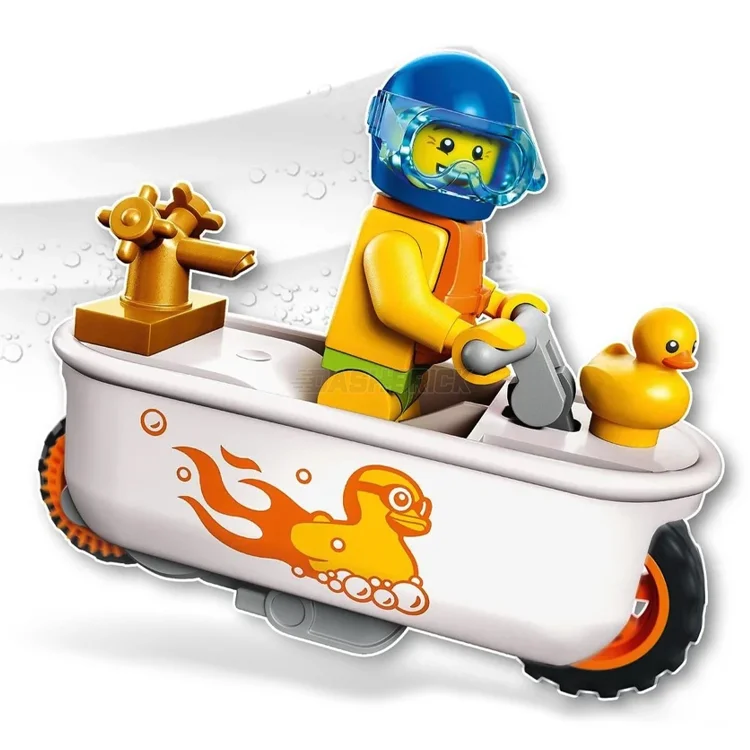Reflecting diverse hobbies LEGO setsLEGO® CITY Stuntz: Bathtub Stunt Bike [60333]