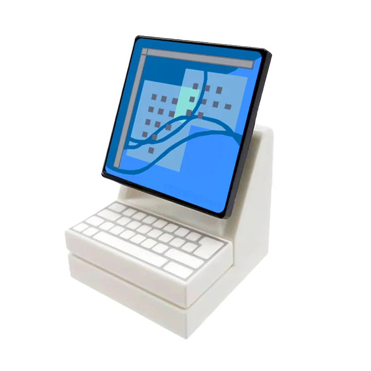 Promoting emotional intelligence LEGOLEGO Computer 2, Desktop, Keyboard, Screen [MiniMOC]
