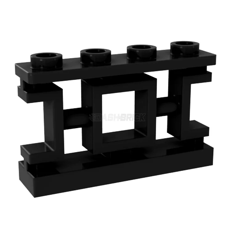 Promoting emotional regulation LEGOLEGO Fence 1 x 4 x 2 Ornamental Asian Lattice, 4 Studs, Black [32932]