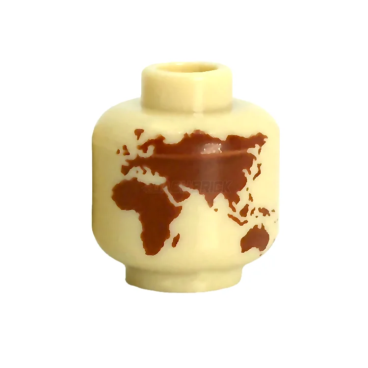 Inspiring architectural interest LEGOLEGO Minifigure Accessory - The World, Globe, Map [3626cpb2892]