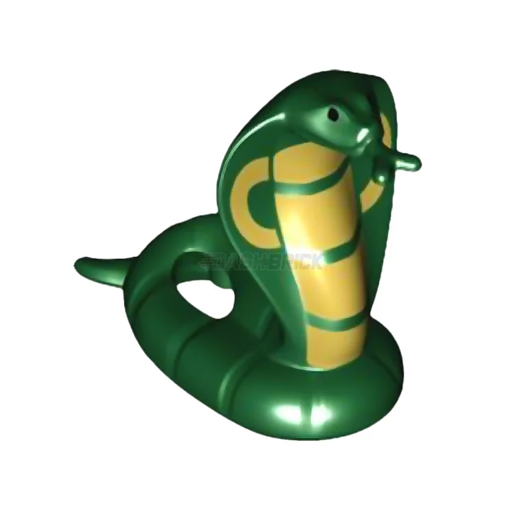 Precisely scaled LEGO miniaturesLEGO Minifigure Animal - Snake, Cobra with Tan and Black [18824pb01]