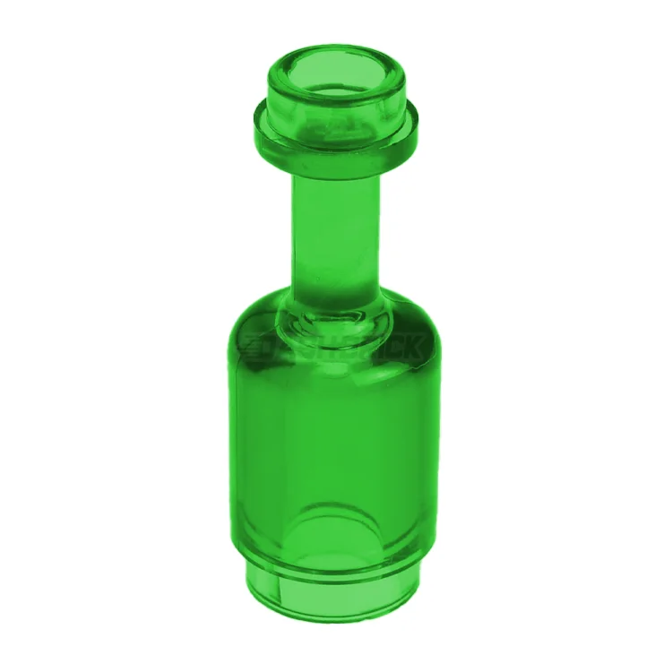 Reflecting popular cultures LEGO themesLEGO Minifigure Accessory - Bottle, Transparent Green [95228]