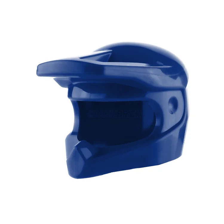 Inspiring problem-solving LEGO challengesLEGO Minifigure Part - Helmet Sports, Dirt Bike, Off-road, Dark Blue [35458] 6207255