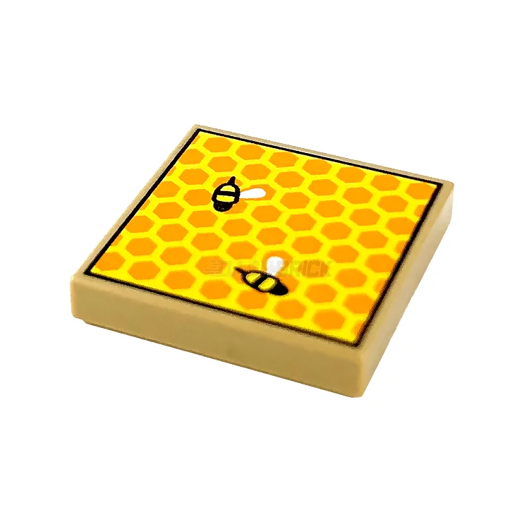 Encouraging teamwork LEGO gamesLEGO Minifigures Accessory - Beehive, Bees Patern (2 x 2 Tile) [3068bpb1489]