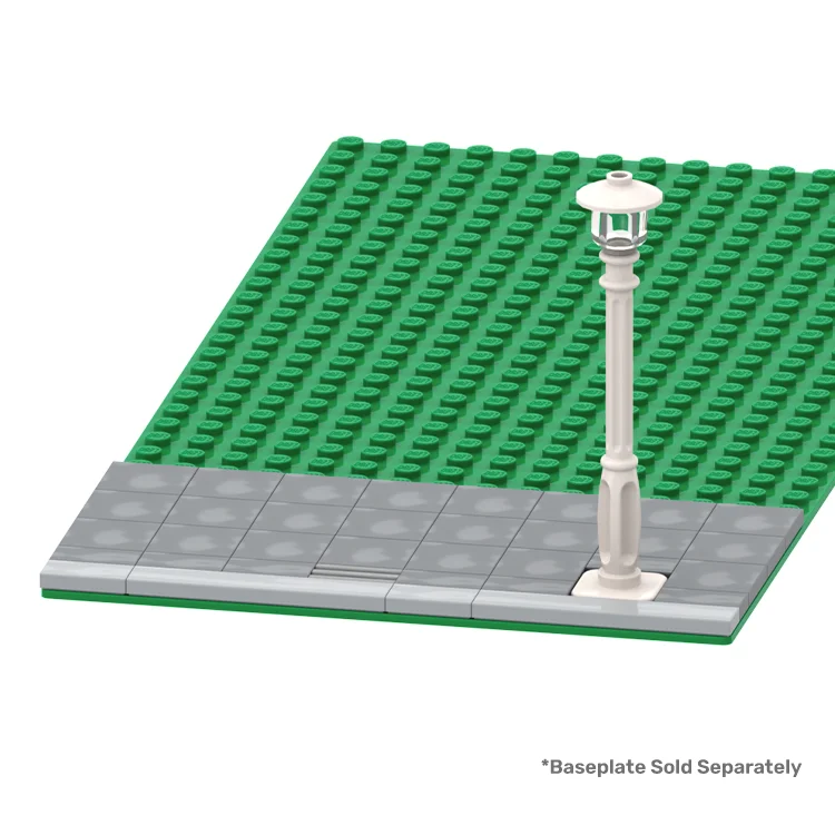 Endlessly customizable LEGO setsLEGO Modular Street, City Street with Lamp Post, Grate (for 8 x 16) [MiniMOC]