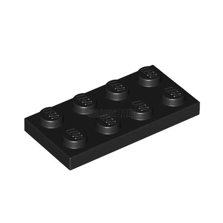 Encouraging imaginative storytelling LEGOLEGO Plate 2 x 4, Black [3020] 302026