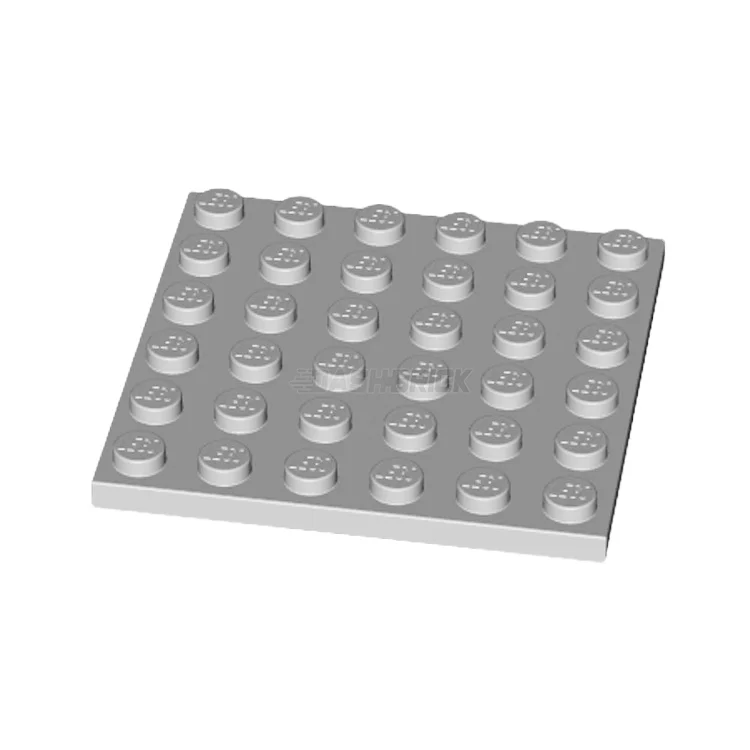 Universally loved LEGO toysLEGO Plate 6 x 6, Light Grey [3958] 4211474