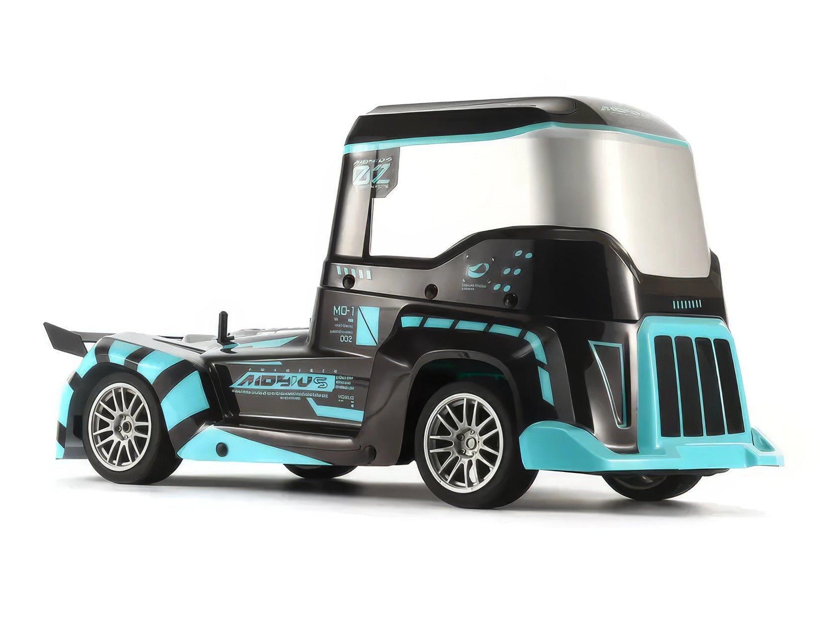 Fun toy carsLighting in the Darkness 1:10 Scale RC Trailer Truck