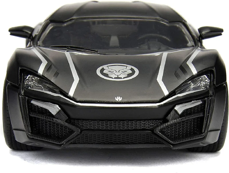 Fun toy carsMarvel Black Panther & Lykan Hypersport Diecast Metal Car