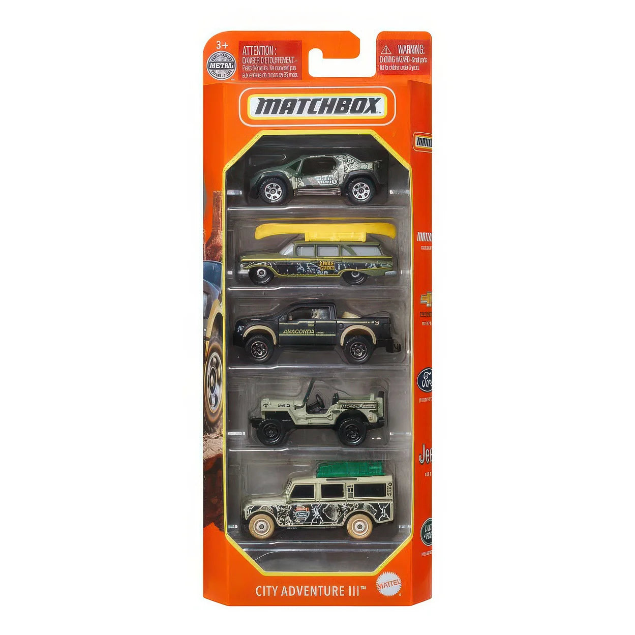 Fun toy carsMatchbox 5-Car Gift Pack Assortment