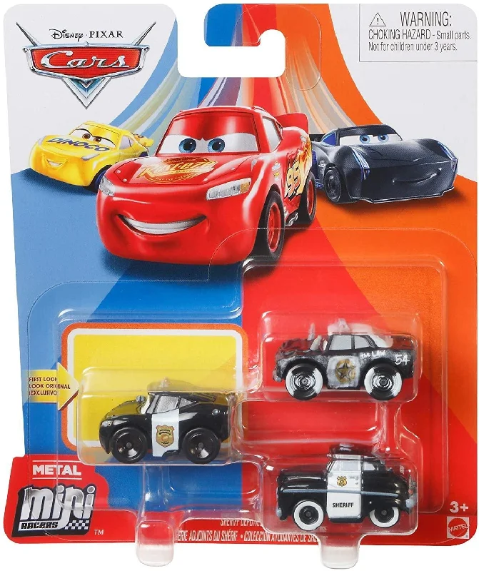 Enthusiastic toysDisney Cars Mini Racers Pack of 3 - Assorted