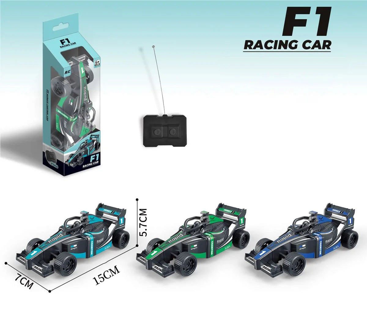 High-quality materials toys Mini 2-Channel F1 RC Remote Controlled Racing Car - Assortment High-quality materials toys Mini 2-Channel F1 RC Remote Controlled Racing Car - Assortment