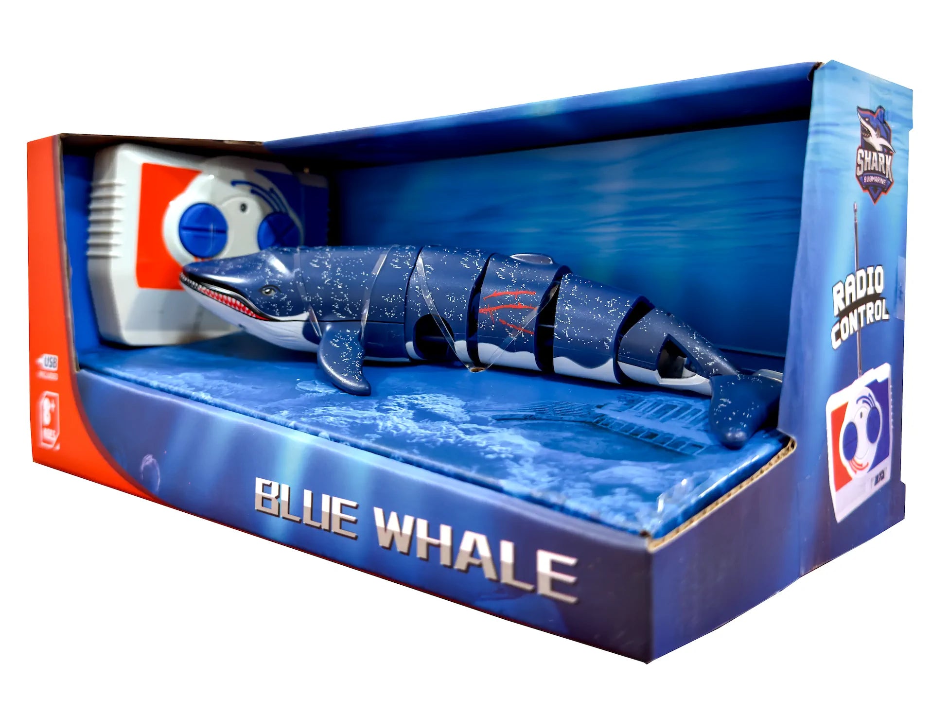 Realistic toy carsMini RC Remote Controlled Whale Boat - Assorted
