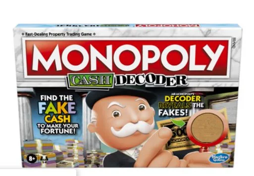 Multi-level puzzles MONOPOLY CASH DECODER